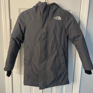 The North Face Gray Performance Jacket Insulated Weather-Resistant
